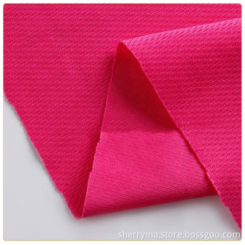 140GSM birds eye pique knitted sportswear fabric